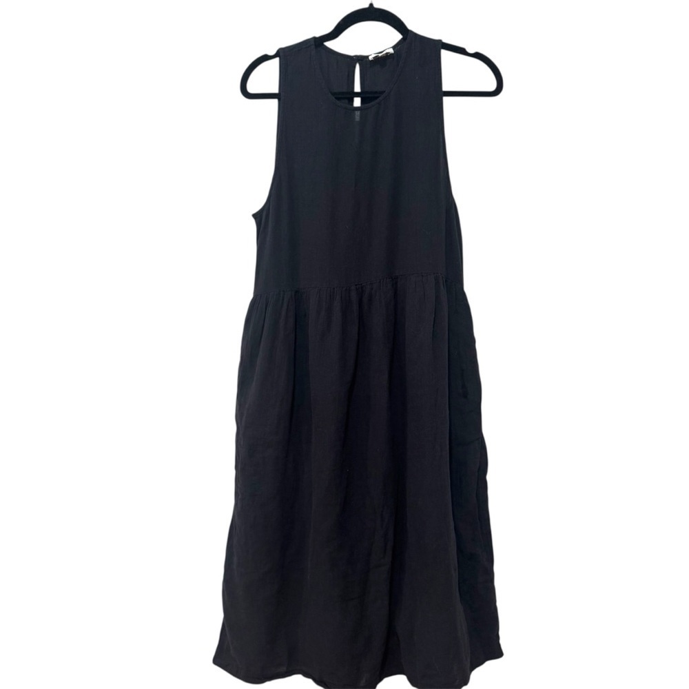 Wilfred cotton tiered sleeveless dress medium